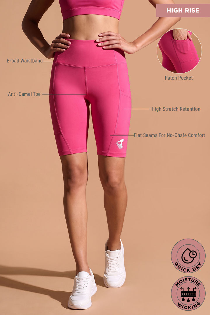 Zelocity Quick Dry Cycling Short - Pink Yarrow — image 9